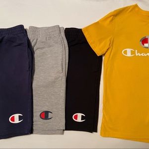 Champion Shirt/Short Set Boys Size L Like New